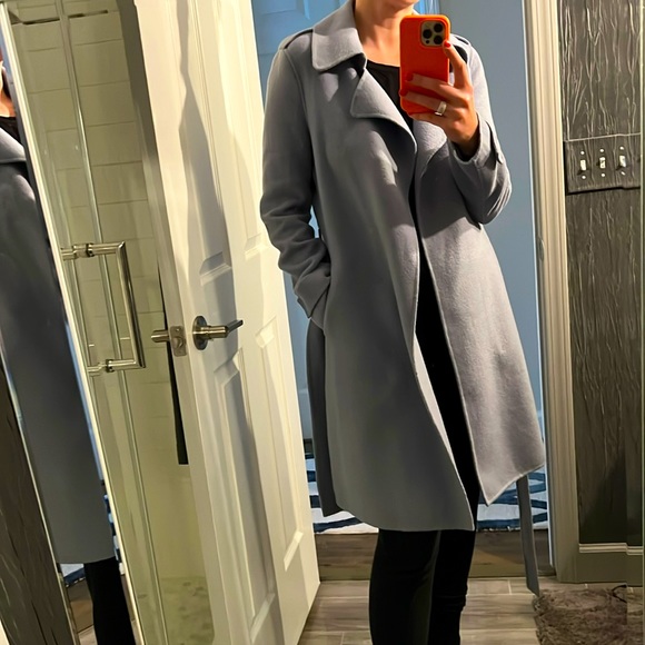 BADGLEY MISCHKA Alexis Long Wrap Coat - Picture 3 of 8